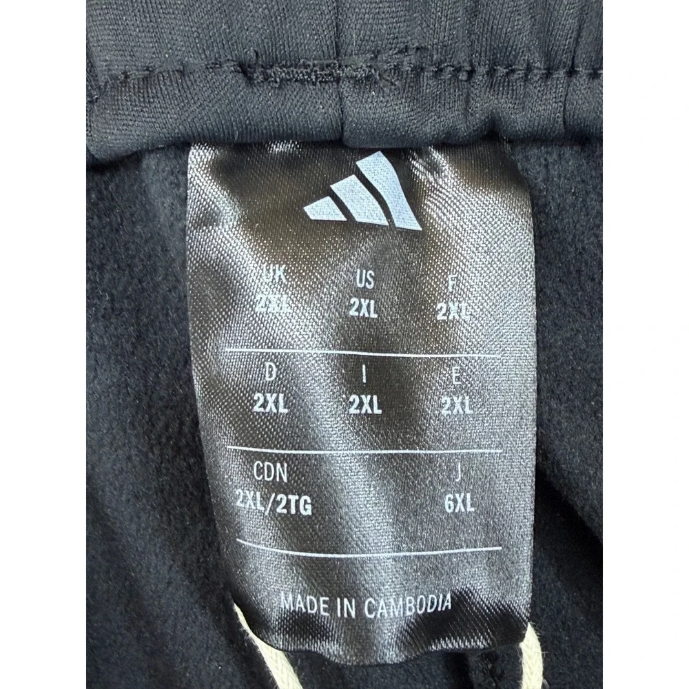 Adidas ClimaWarm Mens 2XL Black Training Pants KA4060 Multi Sport Joggers NEW
